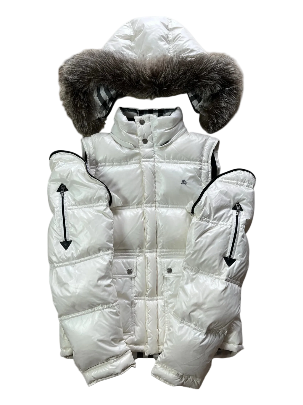 00's BURBERRY Black Label - Made In Japan (White)