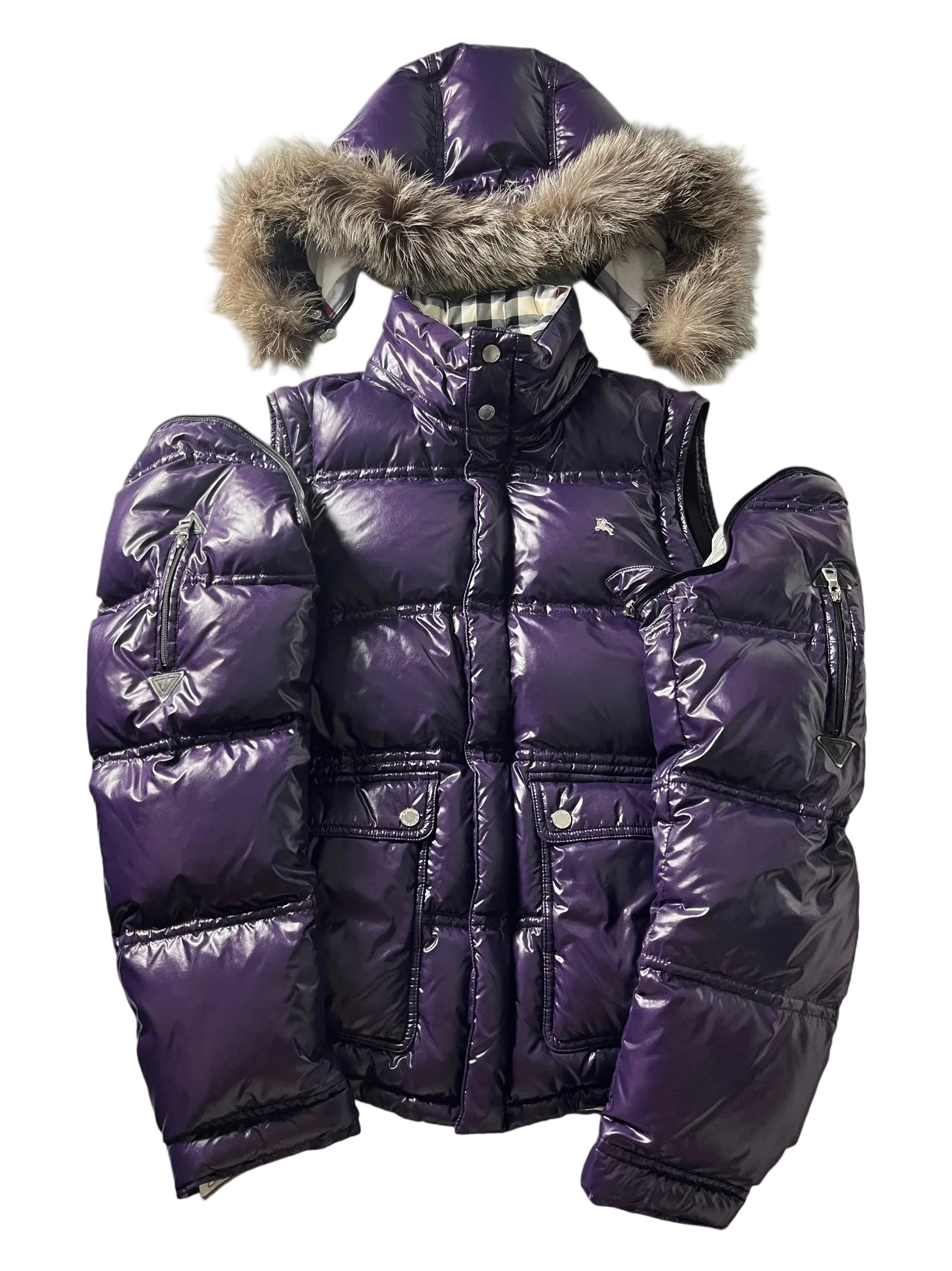 00's BURBERRY Made In Japan (Purple)