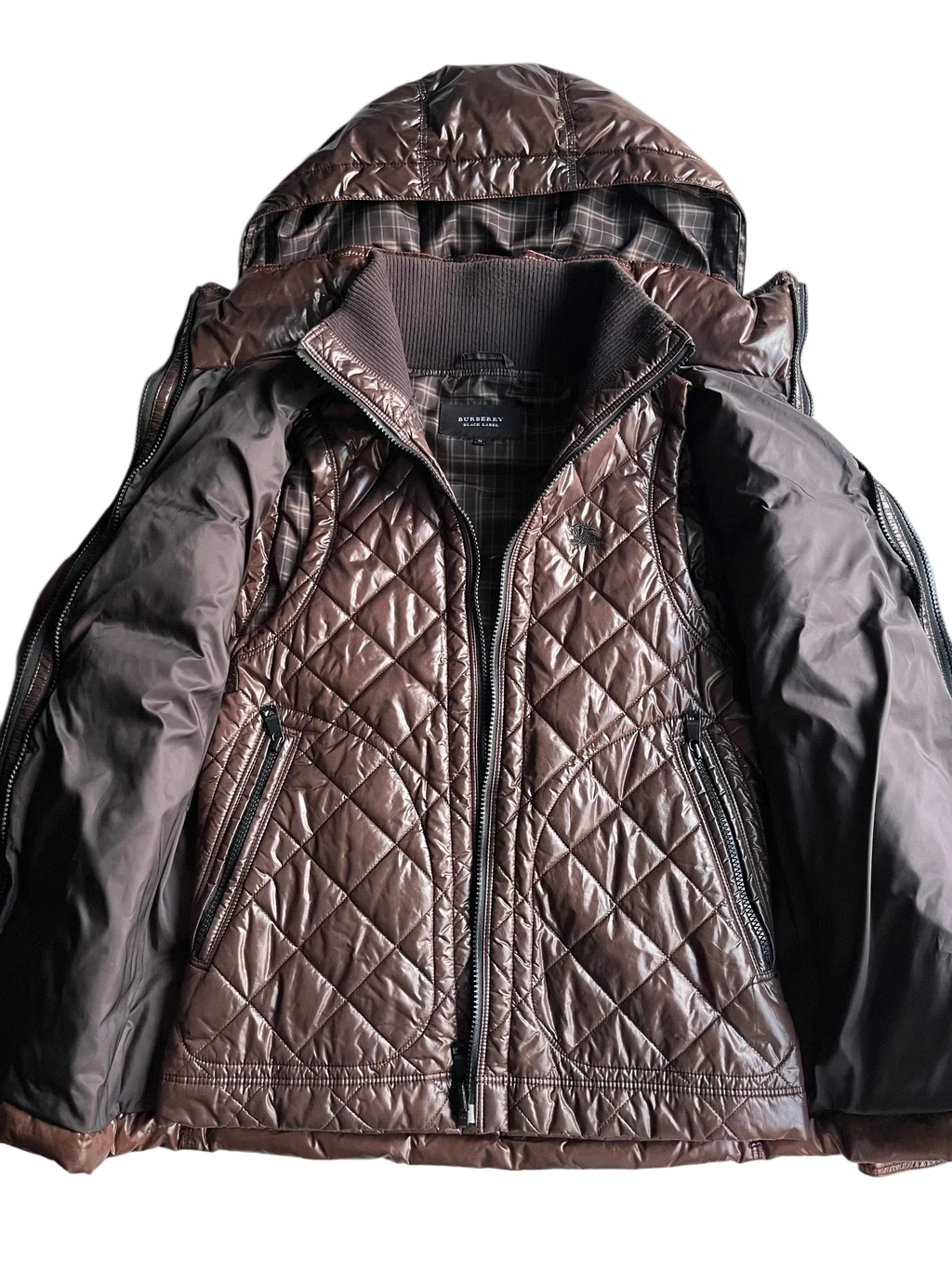 00's BURBERRY Black Label - Made In Japan (2 In 1 Brown)